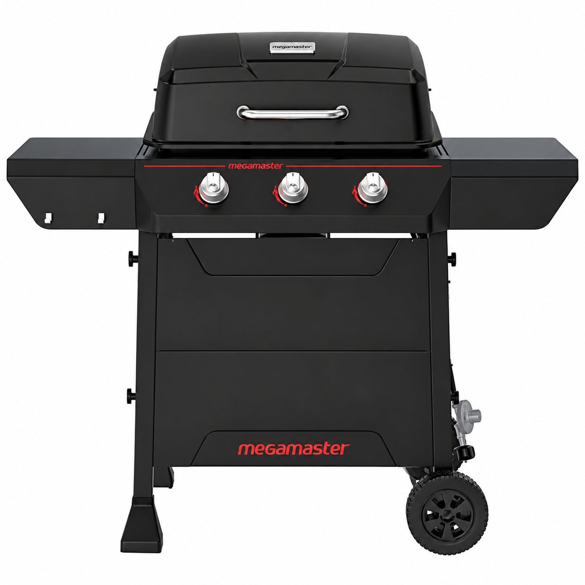 Megamaster 3 Burner Propane Gas Grill in Black 720 1066