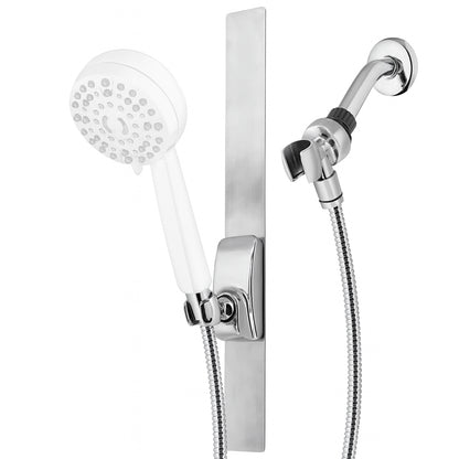 18 in. Magnetic Shower Slide Strip Accessory Kit in Chrome