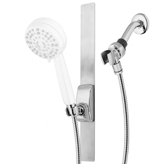 18 in. Magnetic Shower Slide Strip Accessory Kit in Chrome