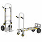Gorilla 1 000 lbs Capacity Convertible All Aluminum Hand Truck with Multi Grip Power Handle Wide Load Toe Plate Technology GHA2 10