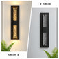 Modern 1 Light Black Dimmable LED Wall Sconce Wall Lighting with Crystal Bubble Glass Shade 8012WL 10BK US