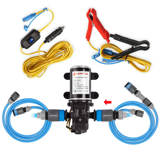 12V 1 6 GPM Water Pressure Diaphragm Pump Kit 65 PSI JK 3206P