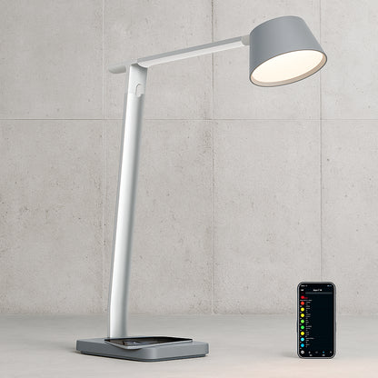 Verve Designer Smart Desk Lamp Works with Alexa Auto Circadian Mode True White LED 16M RGB Colors USB Charging Port LED2100 USBSM
