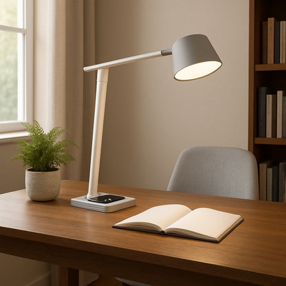 Verve Designer Smart Desk Lamp Works with Alexa Auto Circadian Mode True White LED 16M RGB Colors USB Charging Port LED2100 USBSM
