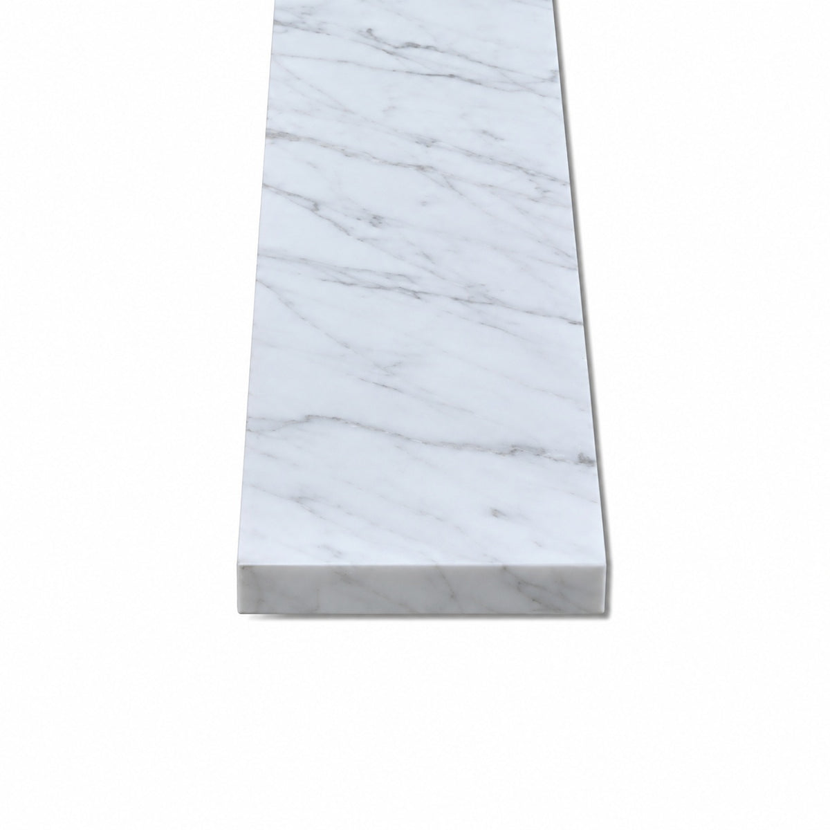 PROOX 60 in W Marble Vanity Backsplash in White Carrara PR6020BP51WH