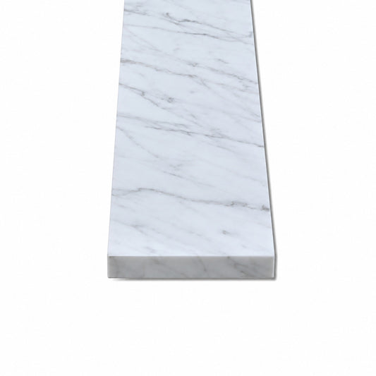 PROOX 60 in W Marble Vanity Backsplash in White Carrara PR6020BP51WH