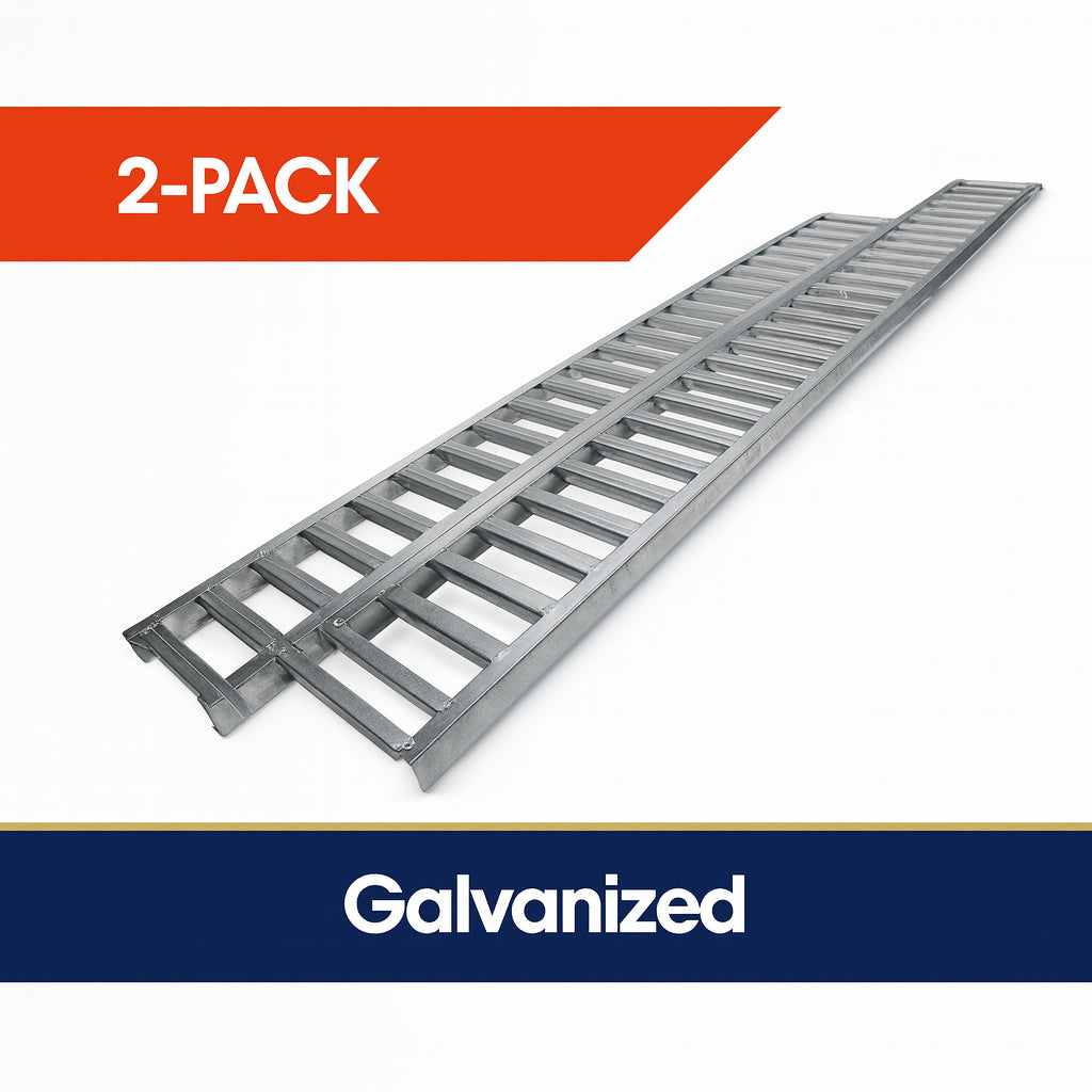 RELN Storm Drain 4.75 in. x 39.25 in. Channel Drain Replacement Galvanized Grate (2-Pack)