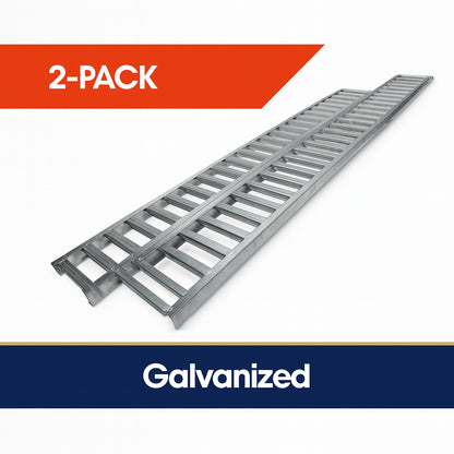 RELN Storm Drain 4.75 in. x 39.25 in. Channel Drain Replacement Galvanized Grate (2-Pack)