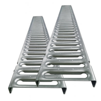 RELN Storm Drain 4.75 in. x 39.25 in. Channel Drain Replacement Galvanized Grate (2-Pack)