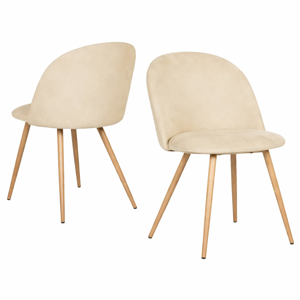 StyleWell Colsted Biscuit Beige Upholstered Dining Chairs Set of 260