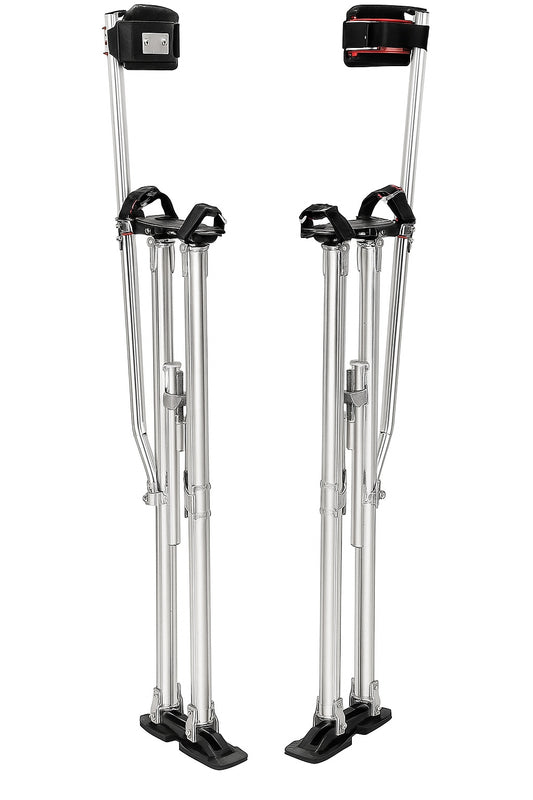 VEVOR Drywall Stilts 36 in 50 in Adjustable Aluminum Tool Stilts Durable and Non slip Work Stilts