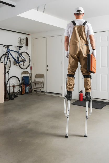 VEVOR Drywall Stilts 36 in 50 in Adjustable Aluminum Tool Stilts Durable and Non slip Work Stilts