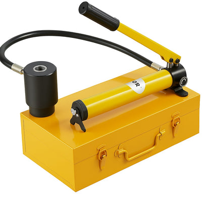 15 Ton Hydraulic Knockout Punch Driver Kit Hole Tool 1 2 in 4 in with 10 Dies SD15T240CR2MM8SYBV0