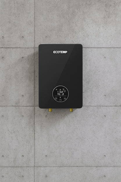 6 kW 1.5 GPM 240 V Point of Use Electric Tankless Water Heater with 2-Years Warranty, Black