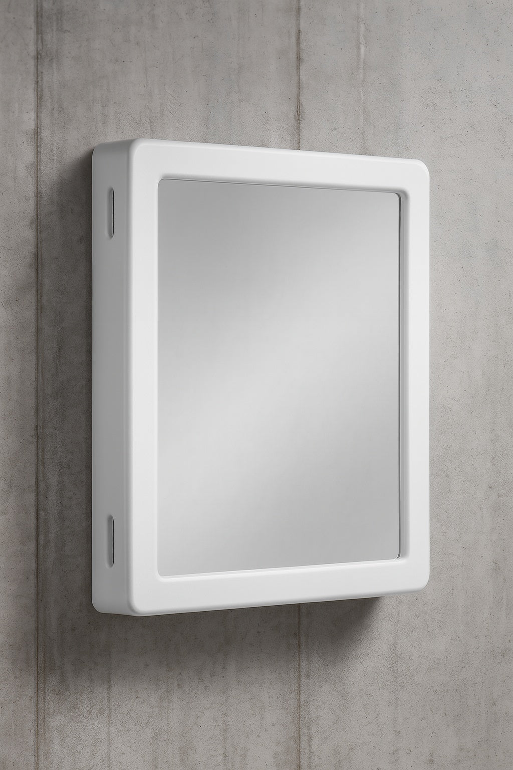 15-1/4 in. W x 19-3/8 in. H Rectangular Framed Recessed or Surface-Mount Bathroom Medicine Cabinet with Mirror, White