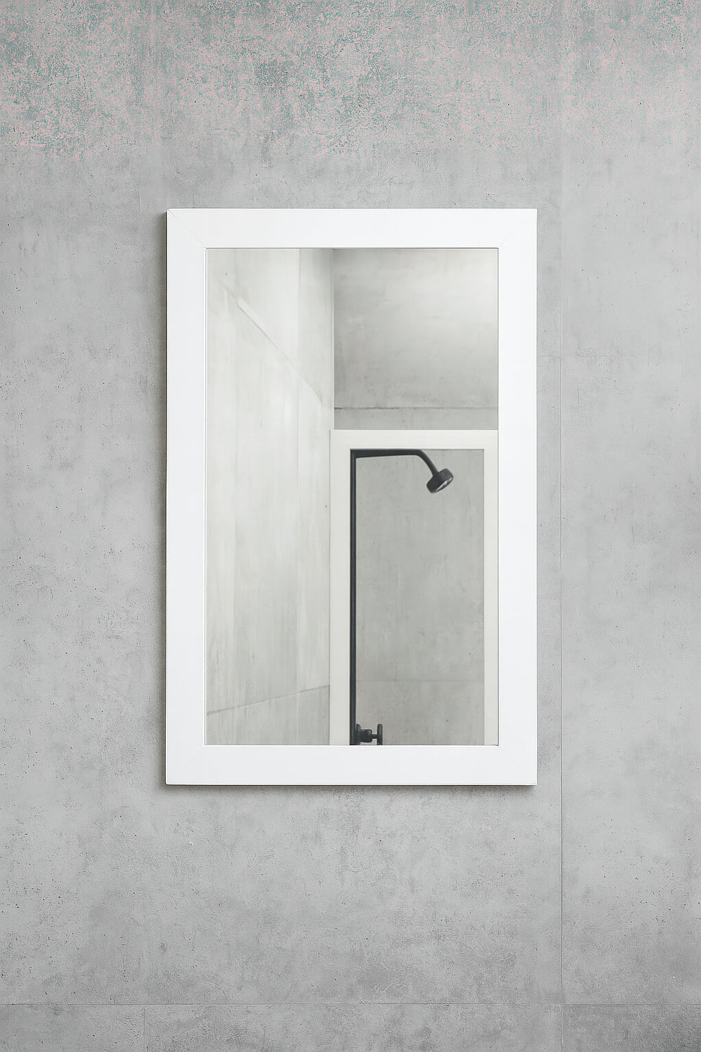 15-1/4 in. W x 26 in. H Framed Recessed or Surface-Mount Bathroom Medicine Cabinet with Mirror, Gray