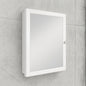 Glacier Bay 20 in W x 26 in H Rectangular Framed Recessed or Surface Mount Bathroom Medicine Cabinet with Mirror White