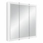 Glacier Bay 30 3 16 in W x 29 in H Framed Surface Mount Tri View Bathroom Medicine Cabinet with Mirror White 33158