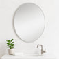 20 in. x 30 in. Frameless Recessed or Surface-Mount Bathroom Medicine Cabinet with Beveled Mirror, White