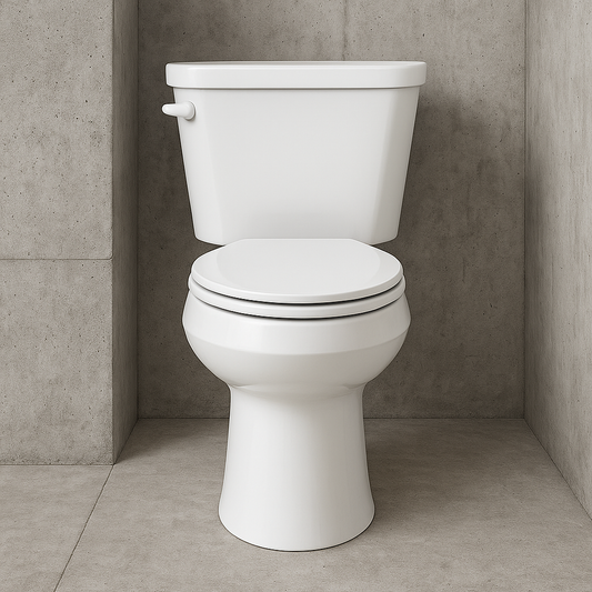 Viper 2-Piece 1.28 GPF Gravity Fed Elongated Toilet in White with Slow Close Seat