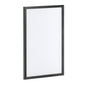 Carnegy Avenue Black 24 in. W x 36 in. H Magnetic Marker Board