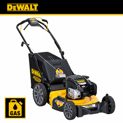 DEWALT 21 in 163cc Briggs and Stratton 725Exi Engine Rear Wheel Drive 3 in 1 Gas Self Propelled Walk Behind Lawn Mower 12AVP2R3739