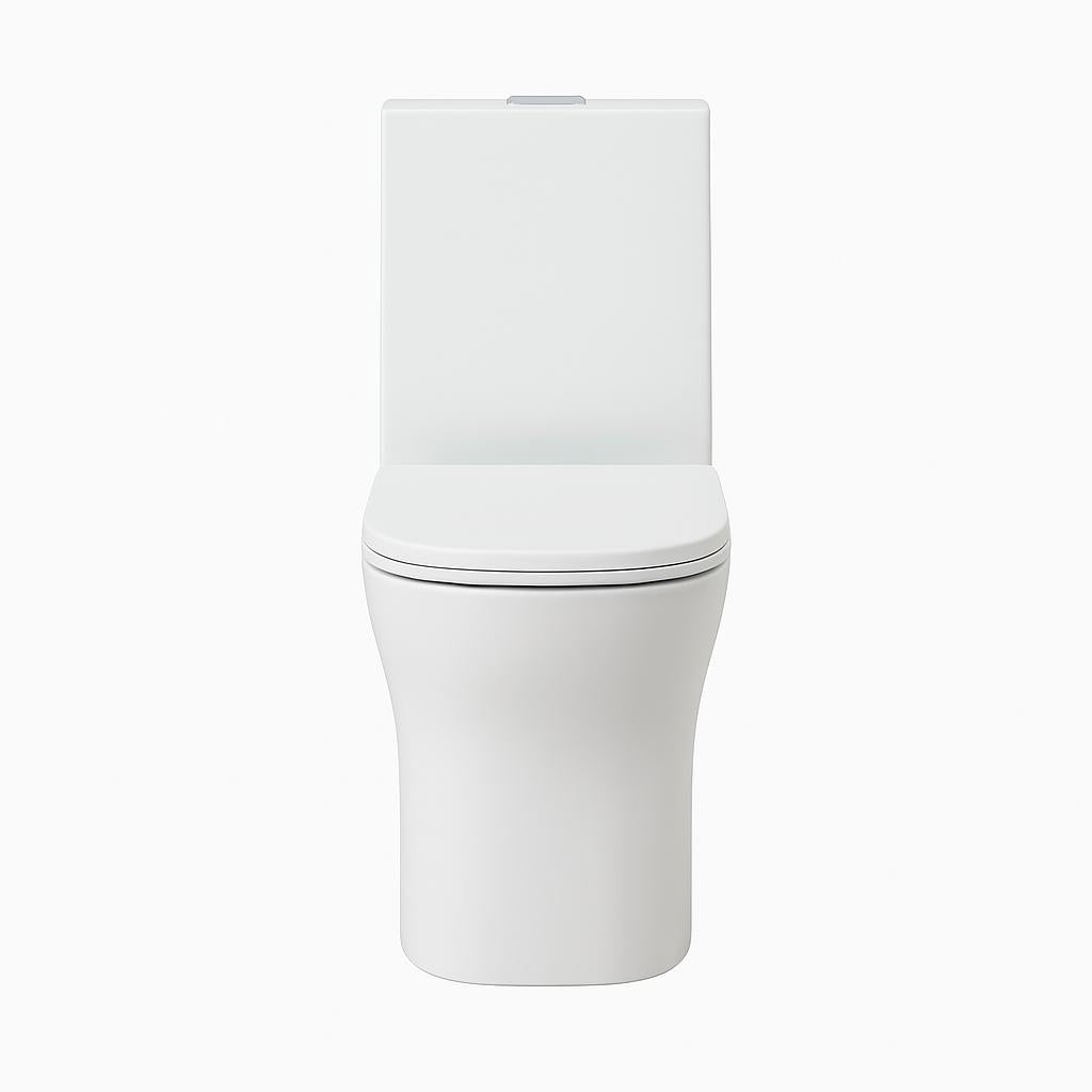 Swiss Madison Concorde 1-Piece Square Toilet Dual Flush 1.1/1.6 GPF in Matte White