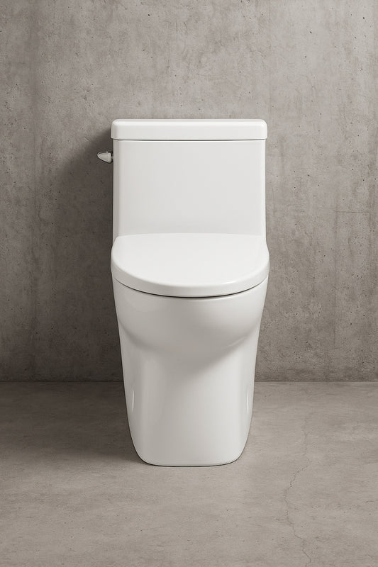 Sublime II One-Piece 1.28 GPF Round Toilet with Left Side Flush, 10 in. Rough-In