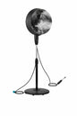Pelonis 18 in 3 Speeds Outdoor Misting Pedestal Fan in Black with 80 Oscillation 1600 CFM for up to 500 sq ft