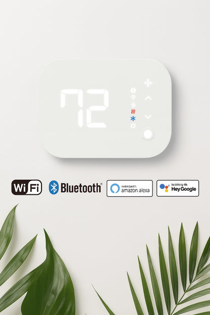 Wi-Fi and Bluetooth Enabled Smart Programmable Thermostat with Schedules Powered by Hubspace