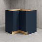 Avondale 36 in. W x 20 in. D x 34.5 in. H Ready to Assemble Plywood Shaker Lazy Susan Corner Cabinet in Ink Blue