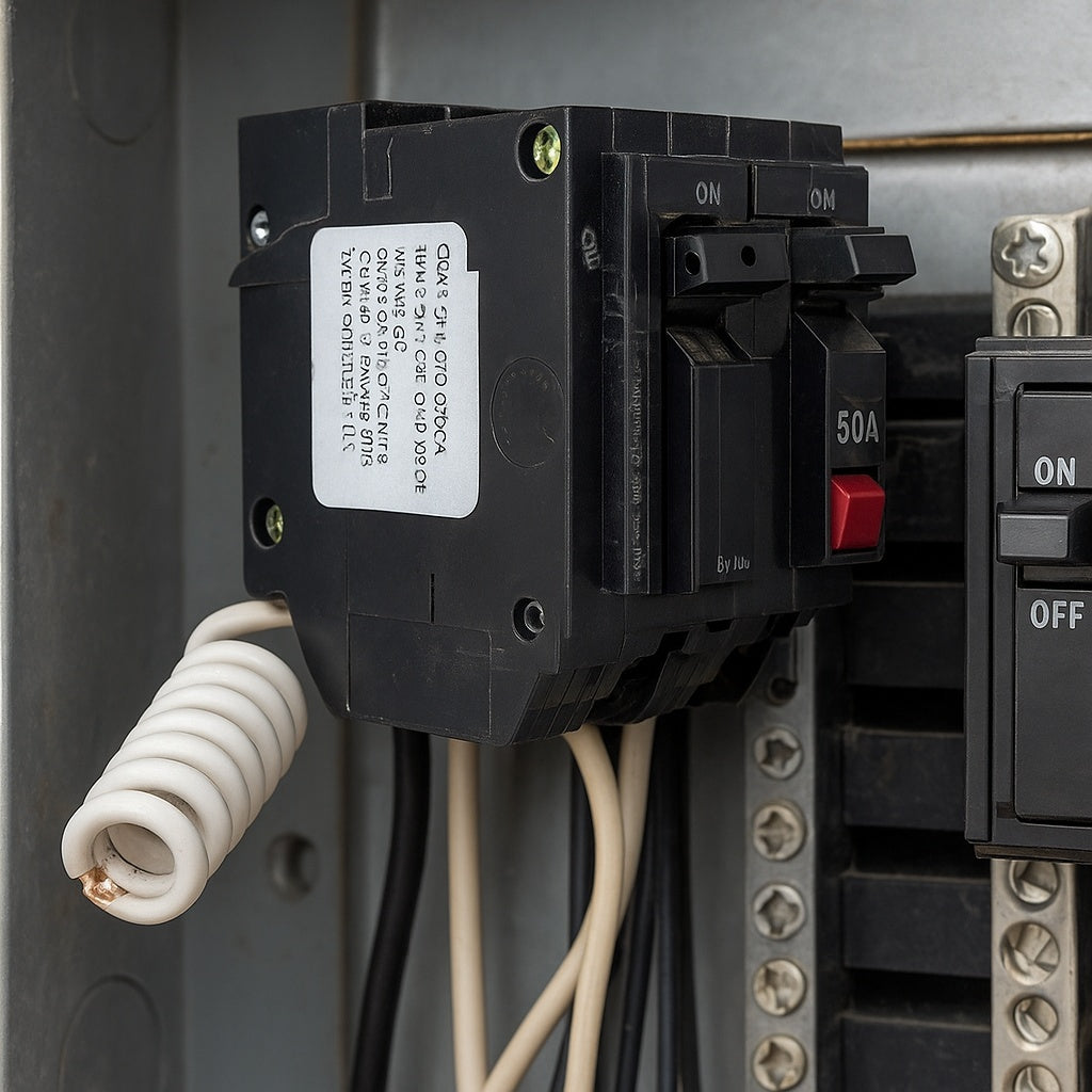 GE 50 Amp 240 Volts Double Pole Ground Fault Breaker with Self Test