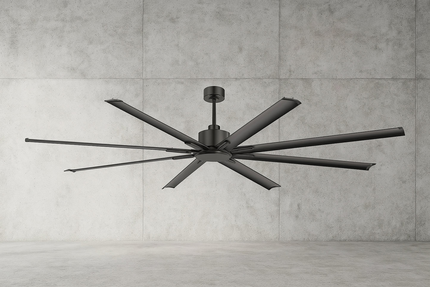 Melissa 72 in 6 Fan Speeds Ceiling Fan in Black with Remote Control Included 30013 AB NL