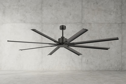 Melissa 72 in 6 Fan Speeds Ceiling Fan in Black with Remote Control Included 30013 AB NL