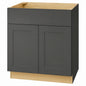 Hampton Bay Avondale 36 in W x 21 in D x 34 5 in H Ready to Assemble Plywood Shaker Sink Base Bath Cabinet in Fern Green