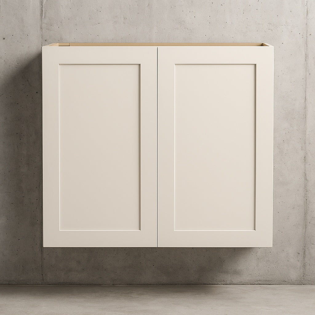 Avondale 36 in. W x 12 in. D x 36 in. H Ready to Assemble Plywood Shaker Wall Kitchen Cabinet in Antique White