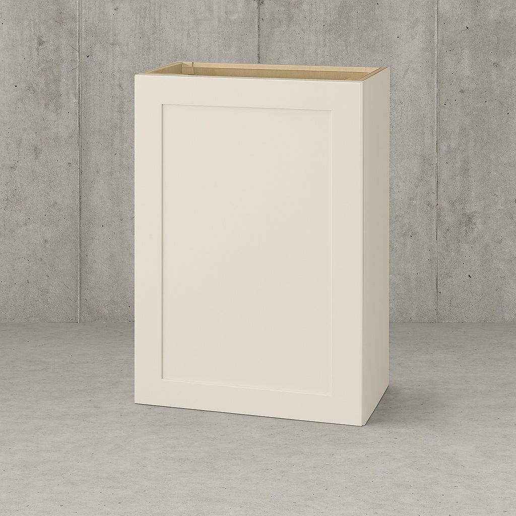Avondale 24 in. W x 12 in. D x 36 in. H Ready to Assemble Plywood Shaker Wall Kitchen Cabinet in Antique White