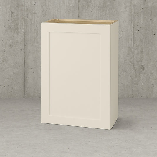 Avondale 24 in. W x 12 in. D x 36 in. H Ready to Assemble Plywood Shaker Wall Kitchen Cabinet in Antique White