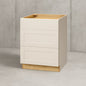 Avondale 24 in. W x 24 in. D x 34.5 in. H Ready to Assemble Plywood Shaker Drawer Base Kitchen Cabinet in Antique White