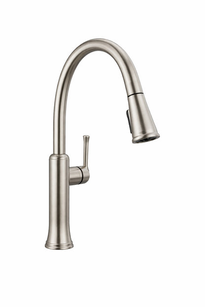 Delta Eldridge Single Handle Pull Down Sprayer Kitchen Faucet In Stainless