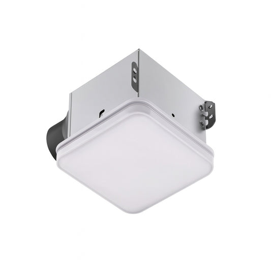 ReVent 80 CFM Ceiling/Wall Mount Easy Roomside Installation Bathroom/Bath Exhaust Fan with 5 Level LED Lighting, ENERGY STAR
