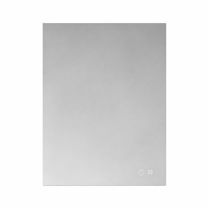 KeonJinn 30 in W x 36 in H Rectangular Frameless LED Light Anti Fog Wall Bathroom Vanity Mirror with Backlit