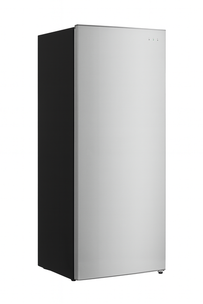 Vissani 7.1 cu. ft. Manual Defrost Convertible Upright Freezer in Stainless Steel Look