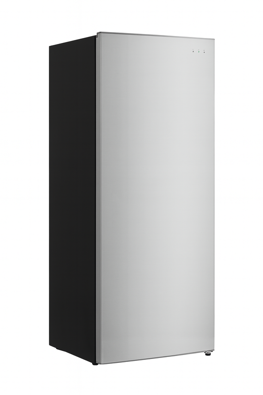 Vissani 7.1 cu. ft. Manual Defrost Convertible Upright Freezer in Stainless Steel Look