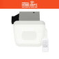 Commercial Electric 80 110 CFM Ceiling Wall Mount Roomside Installation Smart Bathroom Exhaust Fan Bluetooth Speaker Powered by Hubspace