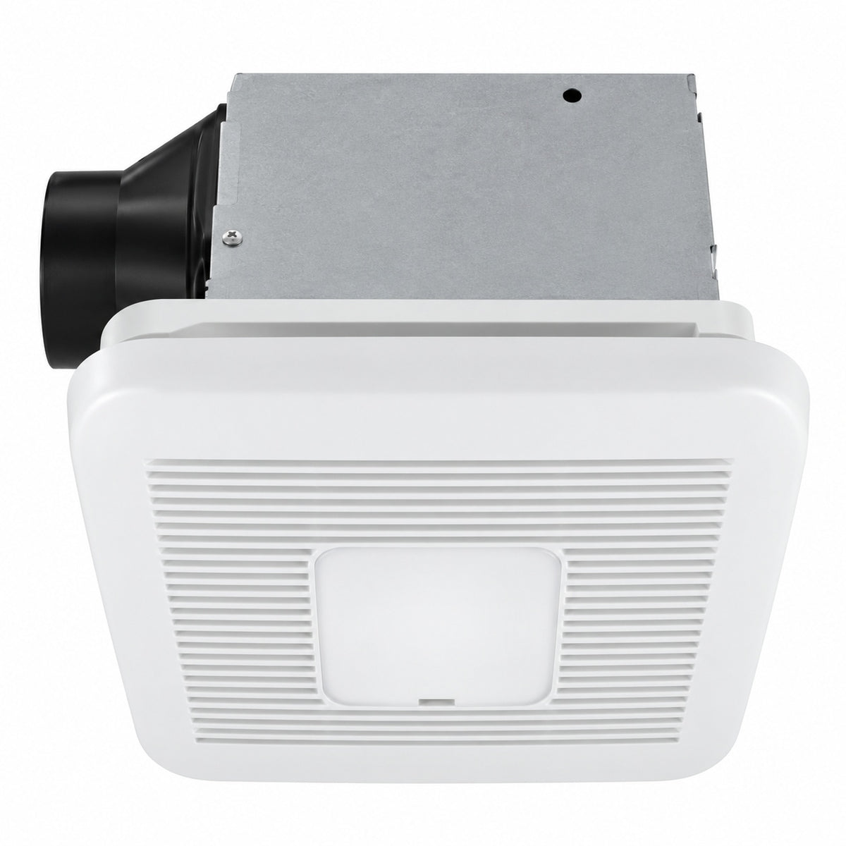 Commercial Electric 80 110 CFM Ceiling Wall Mount Roomside Installation Smart Bathroom Exhaust Fan Bluetooth Speaker Powered by Hubspace BF1112