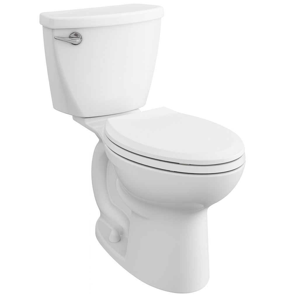 American Standard Cadet 10 in Antimicrobial 2 Piece 1 28 GPF Single Flush Chair Height Elongated Front Toilet w Slow Close Seat in White