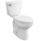 American Standard Cadet 10 in Antimicrobial 2 Piece 1 28 GPF Single Flush Chair Height Elongated Front Toilet w Slow Close Seat in White