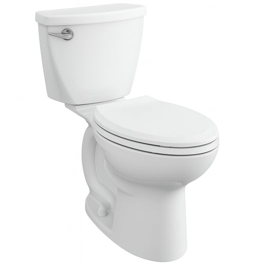 Cadet 10 in Antimicrobial 2 Piece 1 28 GPF Single Flush Chair Height Elongated Front Toilet with Slow Close Seat in White 788AB104 020