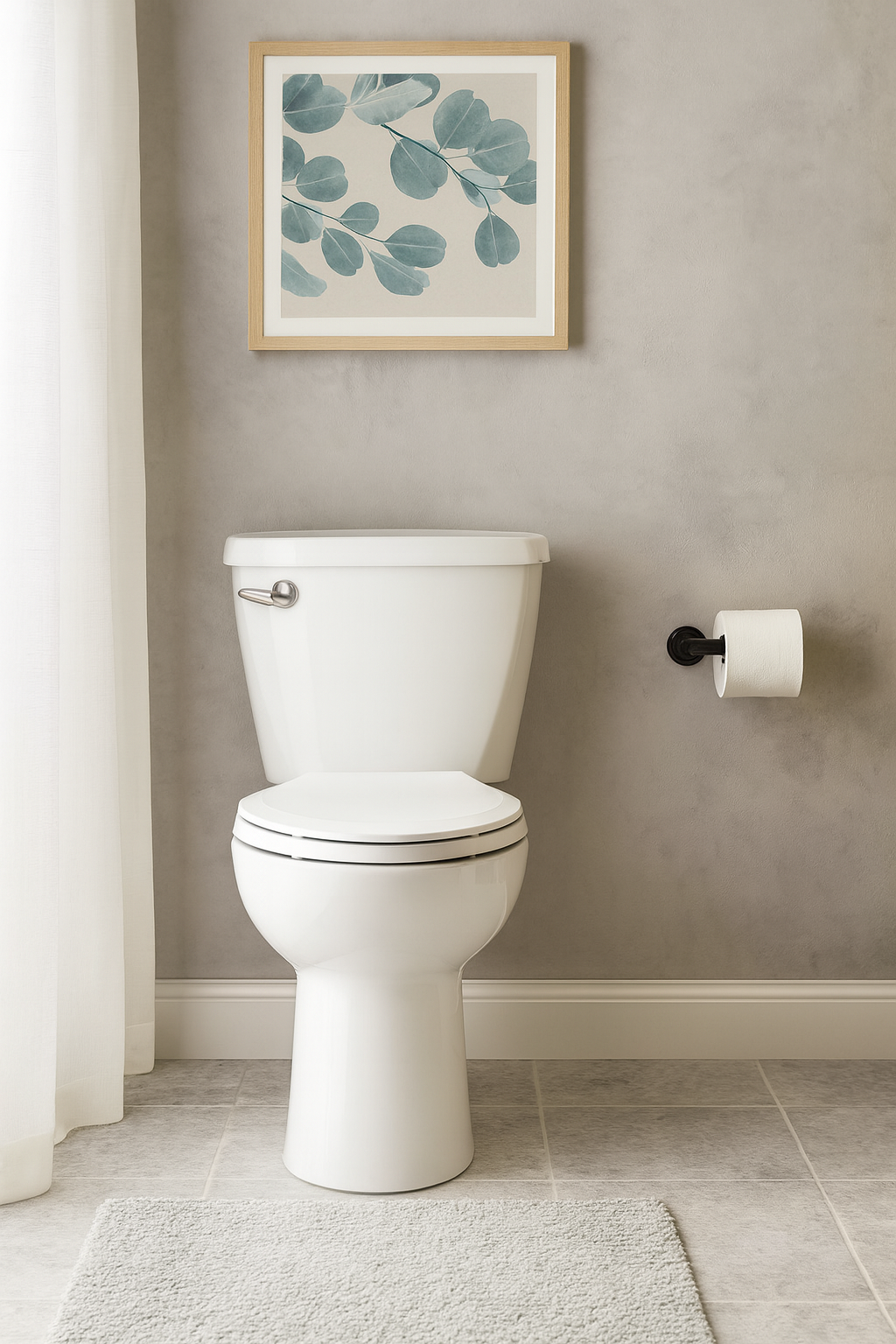 American Standard Cadet 10 in Antimicrobial 2 Piece 1 28 GPF Single Flush Chair Height Elongated Front Toilet w Slow Close Seat in White 788AB104 020